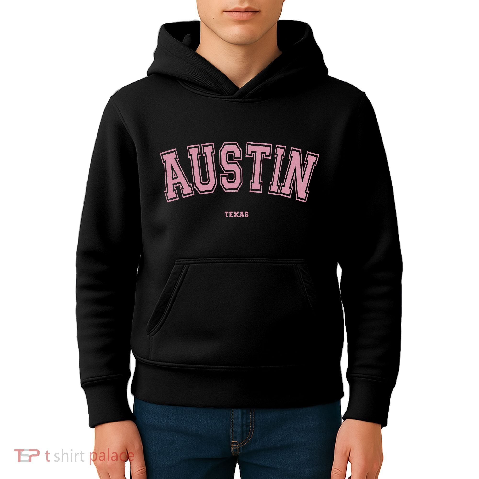 Austin Texas Tx Varsity Style On Austin Kids Hoodie