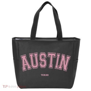 Austin Texas Tx Varsity Style On Austin Tote Bag