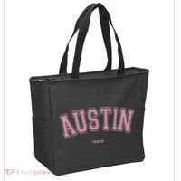 Austin Texas Tx Varsity Style On Austin Tote Bag thumb 2
