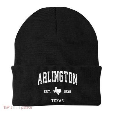 Arlington Texas Tx Vintage Athletic Beanie