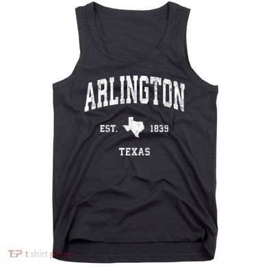 Arlington Texas Tx Vintage Athletic Tank Top