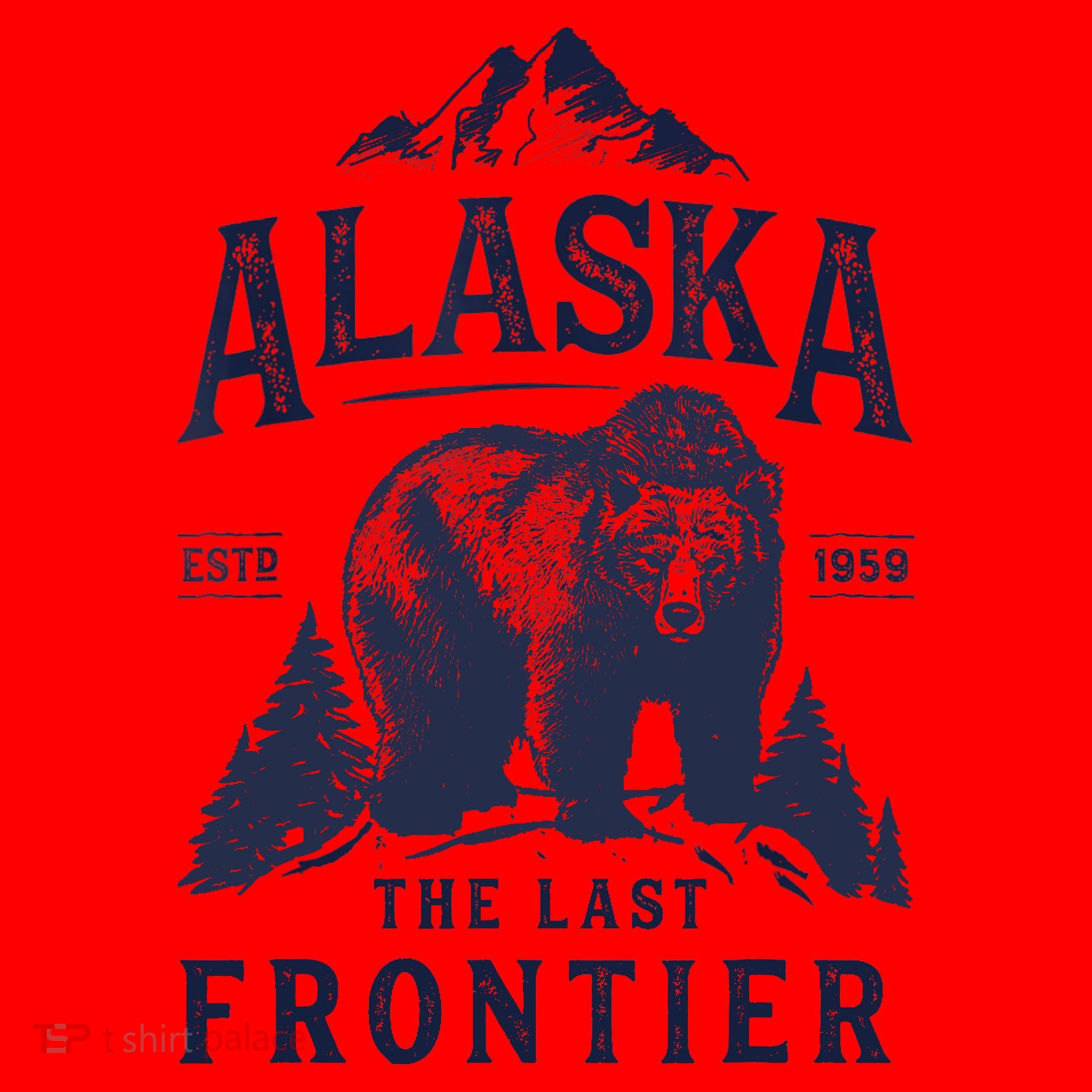 Alaska T The Last Frontier Bear Home Gifts Santa Hat