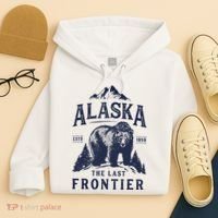 Alaska T The Last Frontier Bear Home Gifts Hoodie thumb 4
