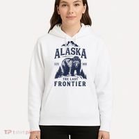 Alaska T The Last Frontier Bear Home Gifts Hoodie thumb 5