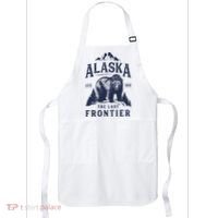Alaska T The Last Frontier Bear Home Gifts Apron thumb 0