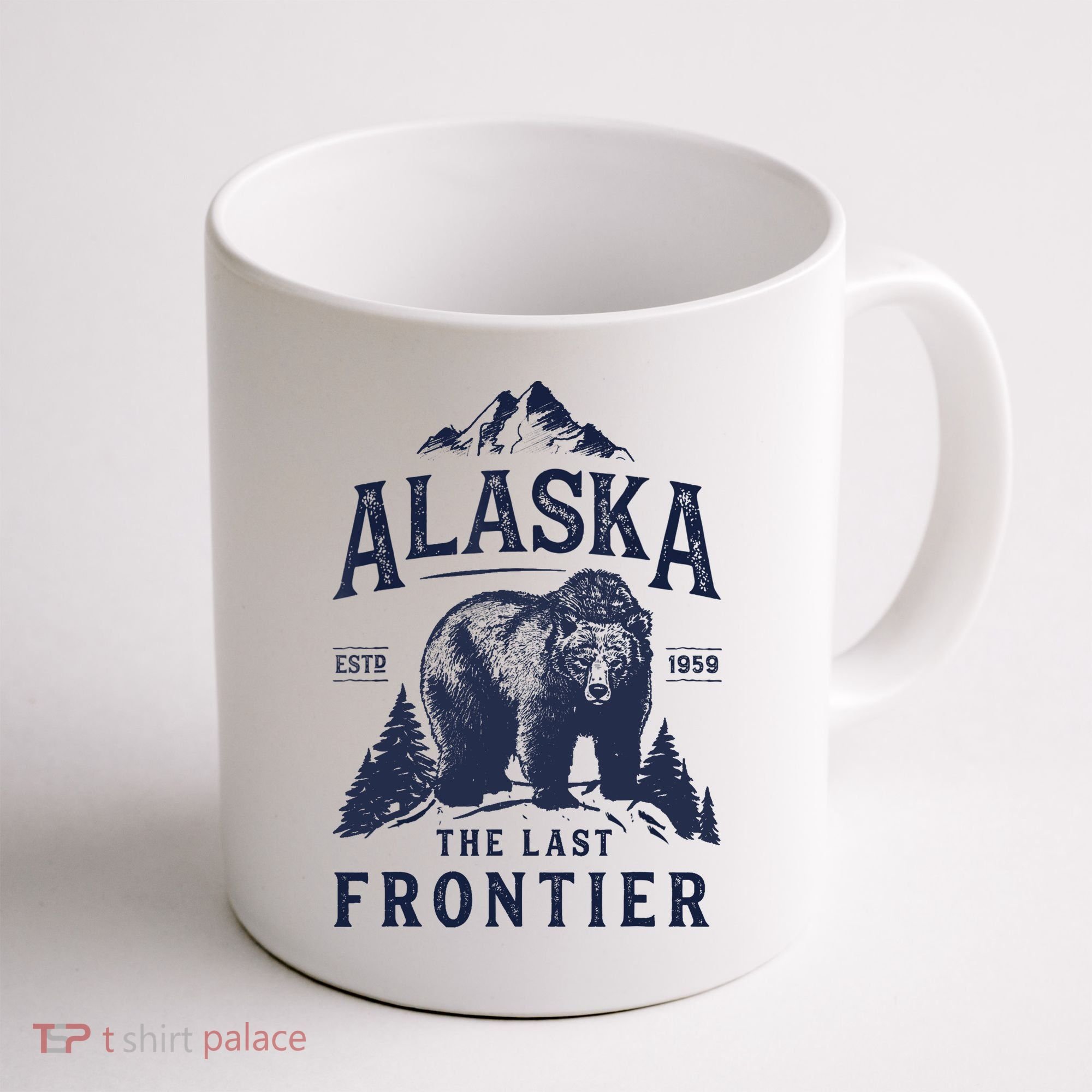 Alaska T The Last Frontier Bear Home Gifts Coffee Mug