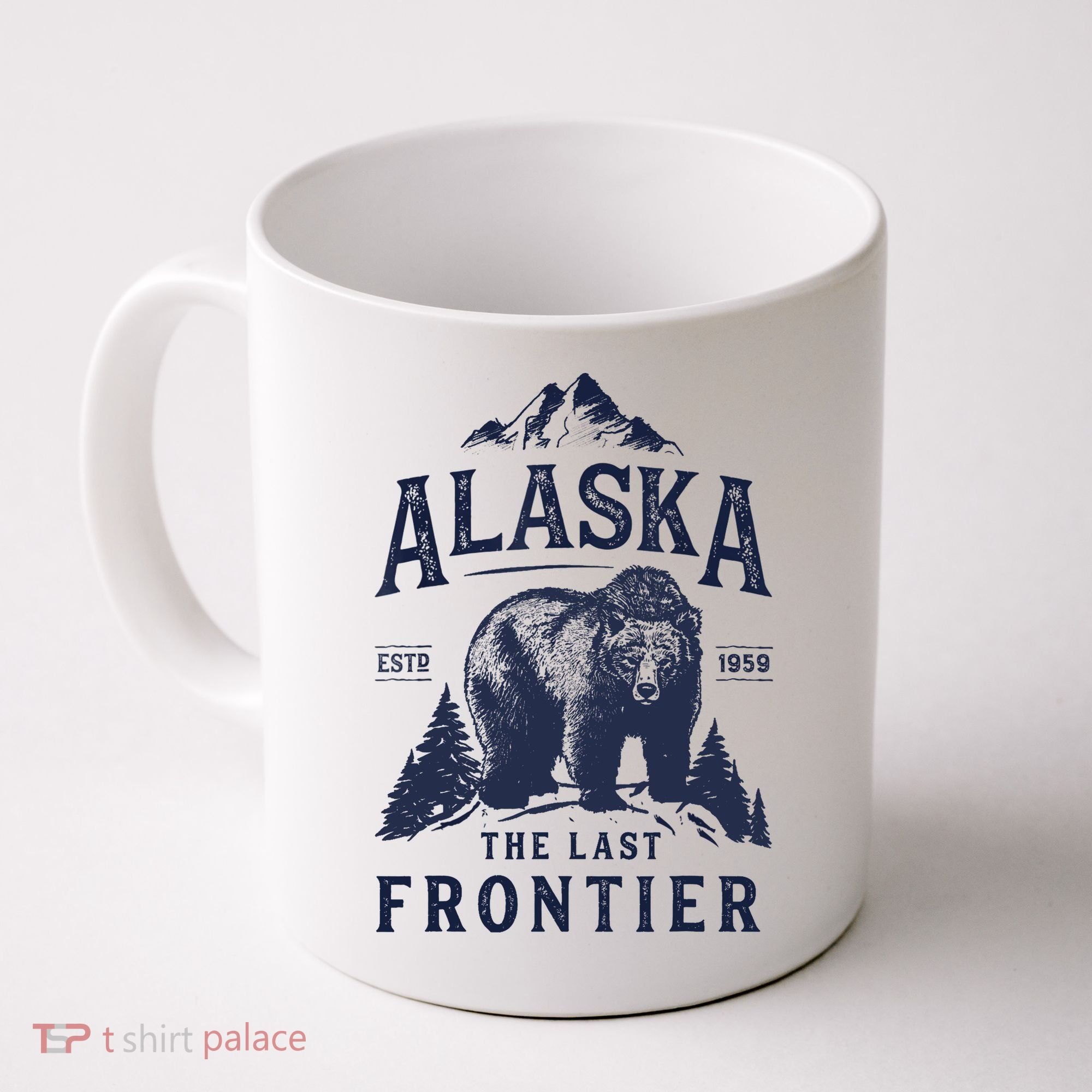 Alaska T The Last Frontier Bear Home Gifts Coffee Mug