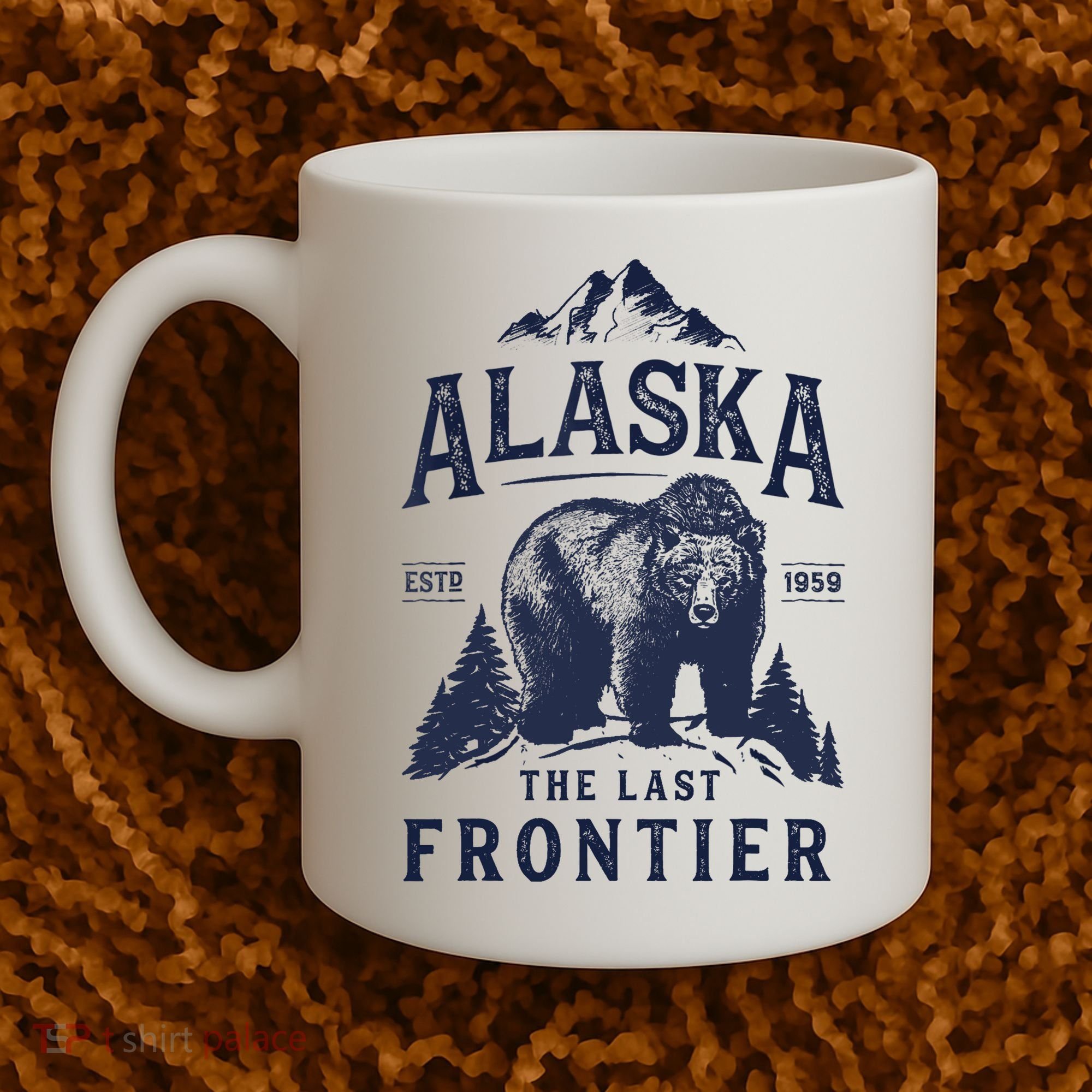 Alaska T The Last Frontier Bear Home Gifts Coffee Mug