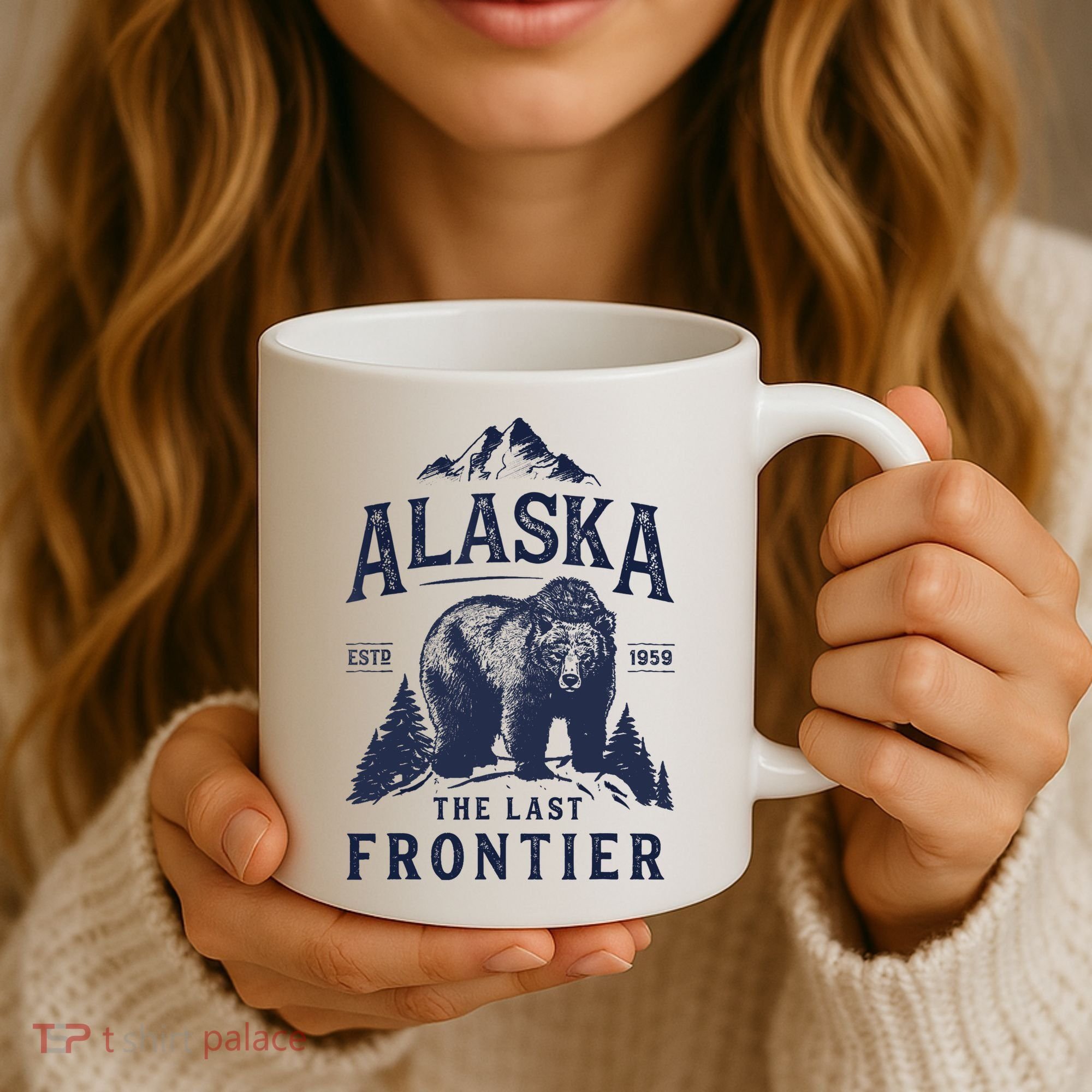 Alaska T The Last Frontier Bear Home Gifts Coffee Mug
