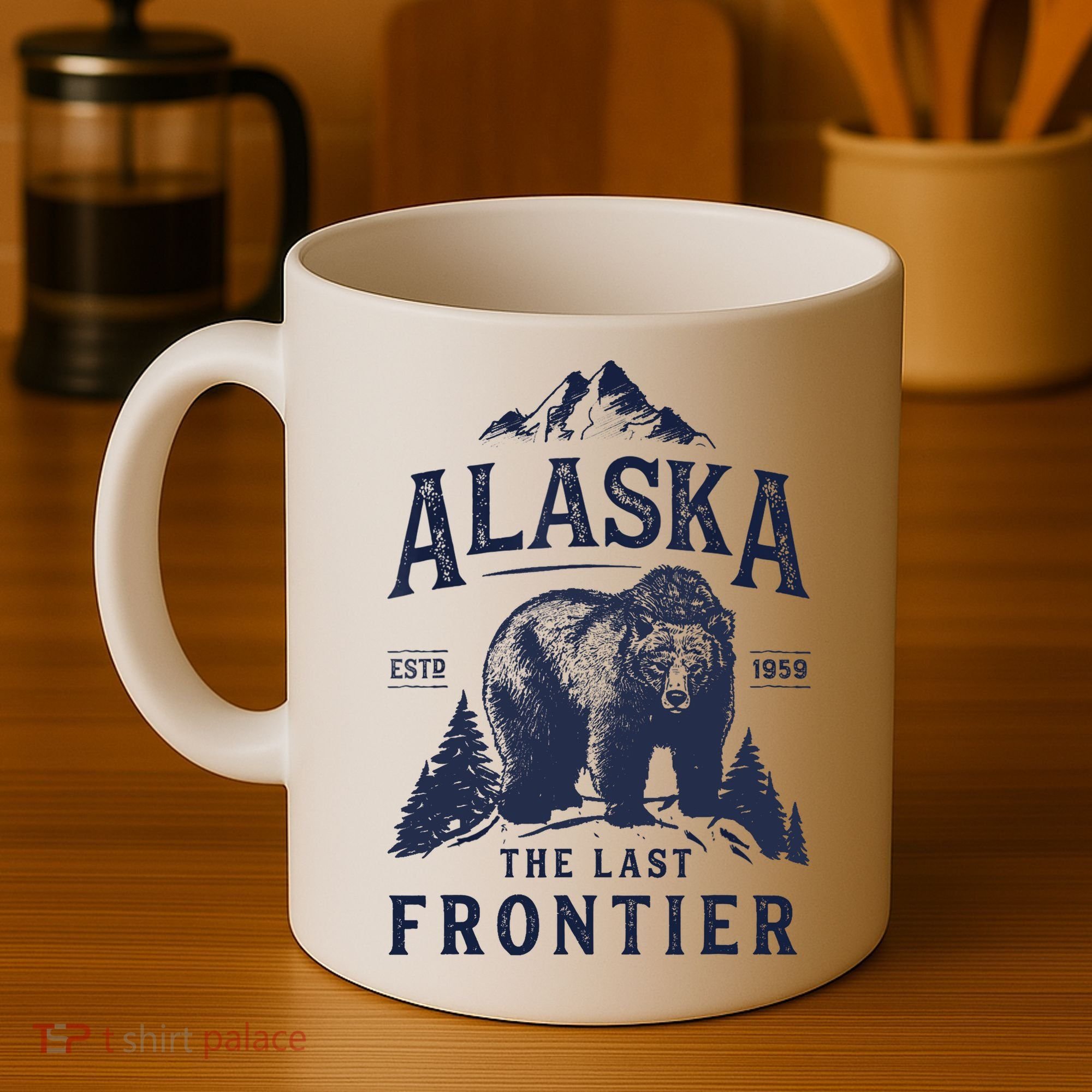 Alaska T The Last Frontier Bear Home Gifts Coffee Mug