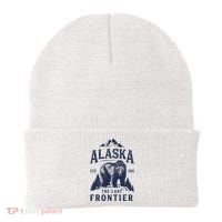 Alaska T The Last Frontier Bear Home Gifts Beanie thumb 0