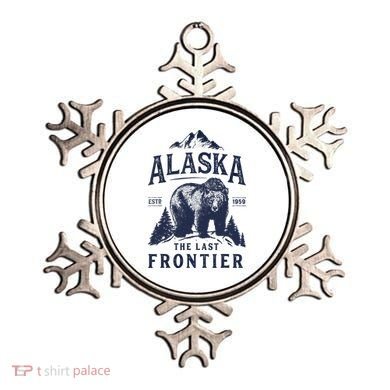Alaska T The Last Frontier Bear Home Gifts Ornament