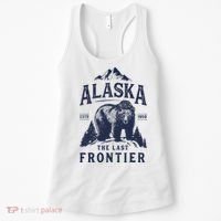 Alaska T The Last Frontier Bear Home Gifts Women's Tank Top thumb 0