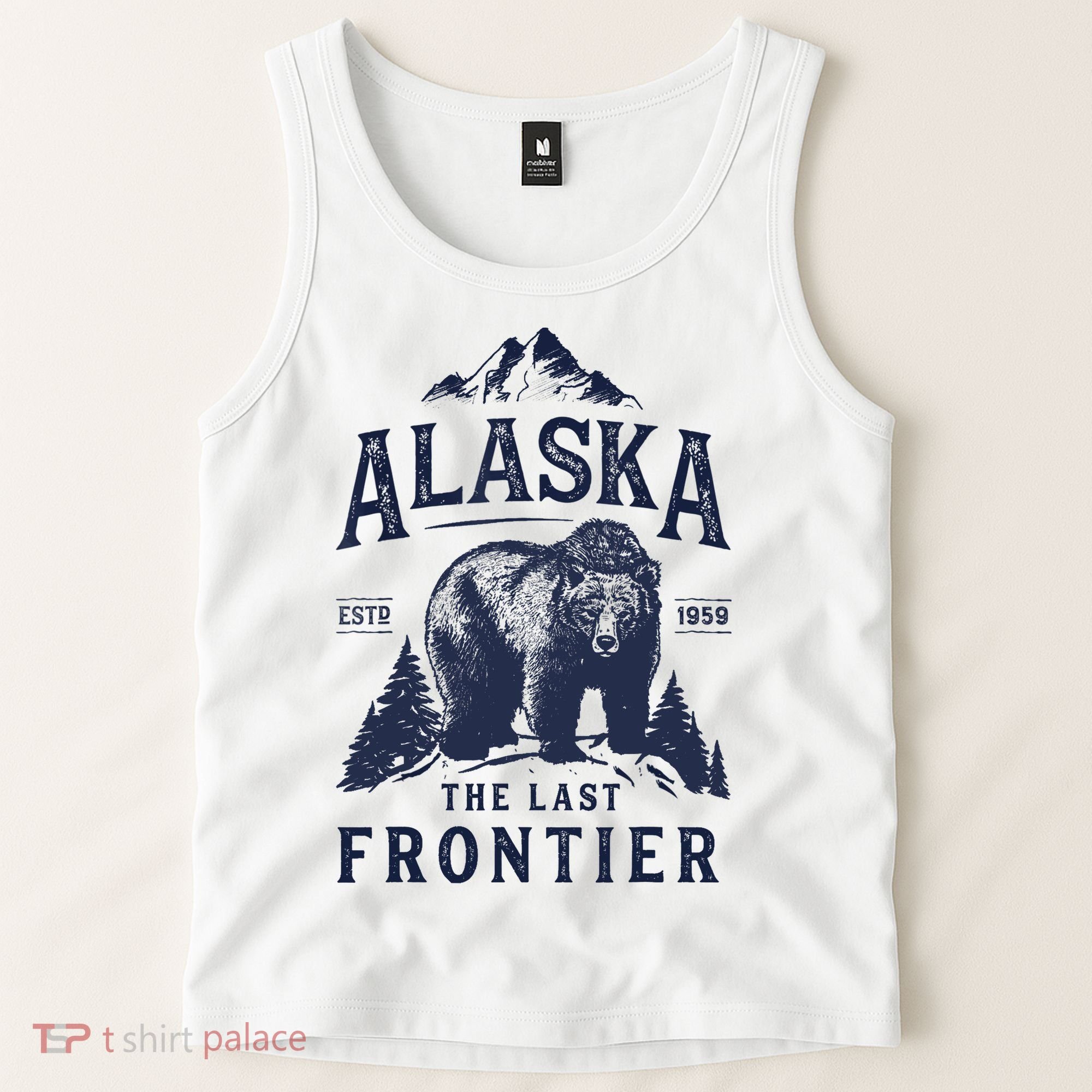 Alaska T The Last Frontier Bear Home Gifts Tank Top