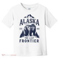 Alaska T The Last Frontier Bear Home Gifts Toddler T-Shirt thumb 0