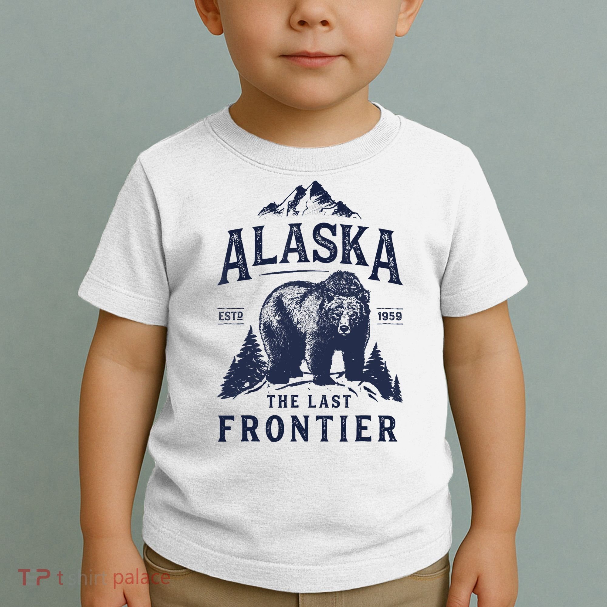 Alaska T The Last Frontier Bear Home Gifts Toddler T-Shirt