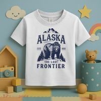 Alaska T The Last Frontier Bear Home Gifts Toddler T-Shirt thumb 3