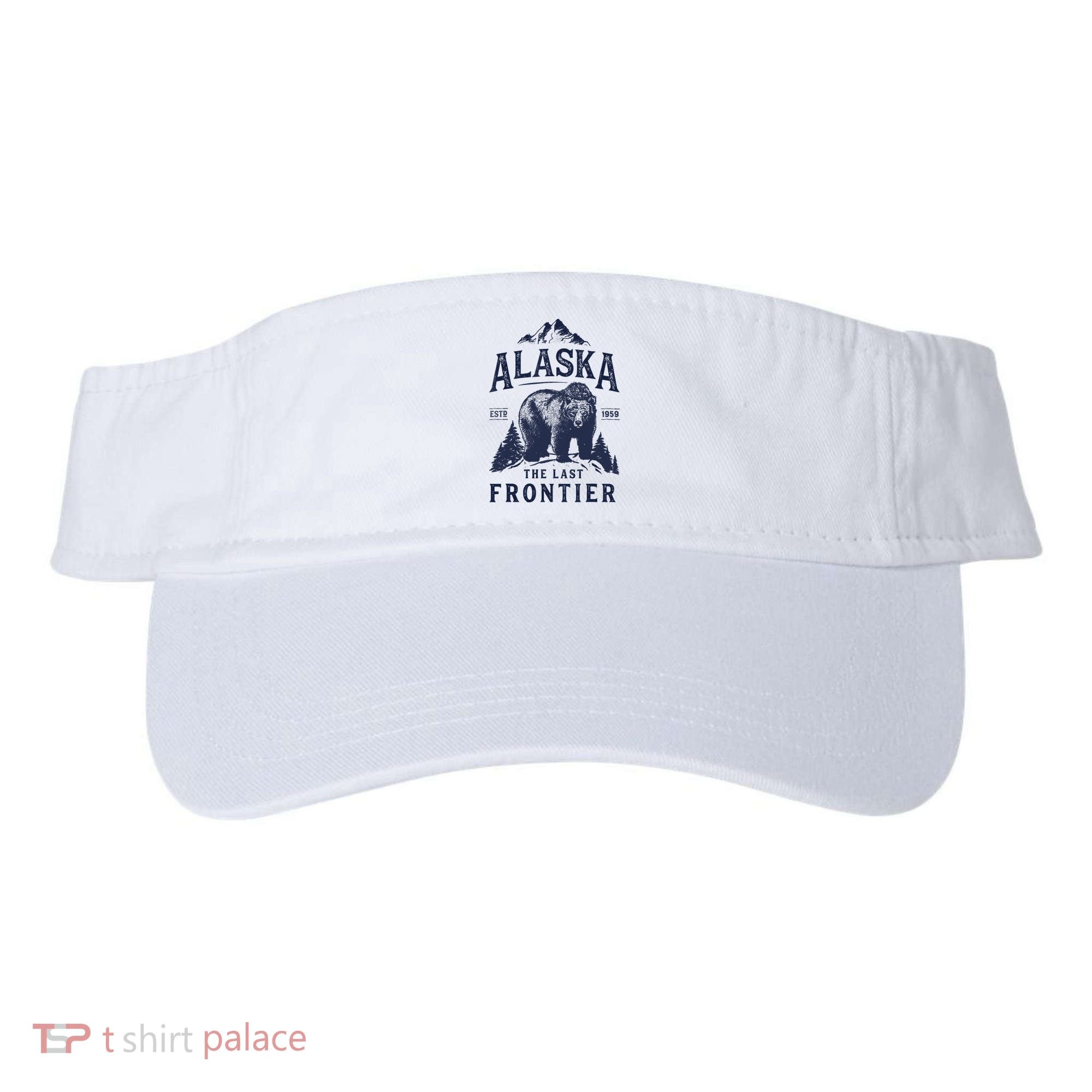 Alaska T The Last Frontier Bear Home Gifts Visor