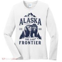 Alaska T The Last Frontier Bear Home Gifts Women's Long Sleeve Shirt thumb 0