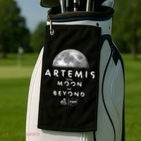 Artemis To The Moon And Beyond Golf Towel thumb 2