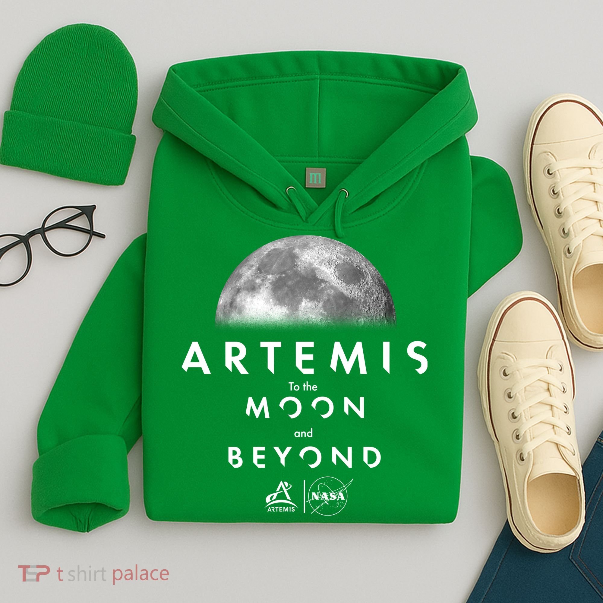 Artemis To The Moon And Beyond Hoodie