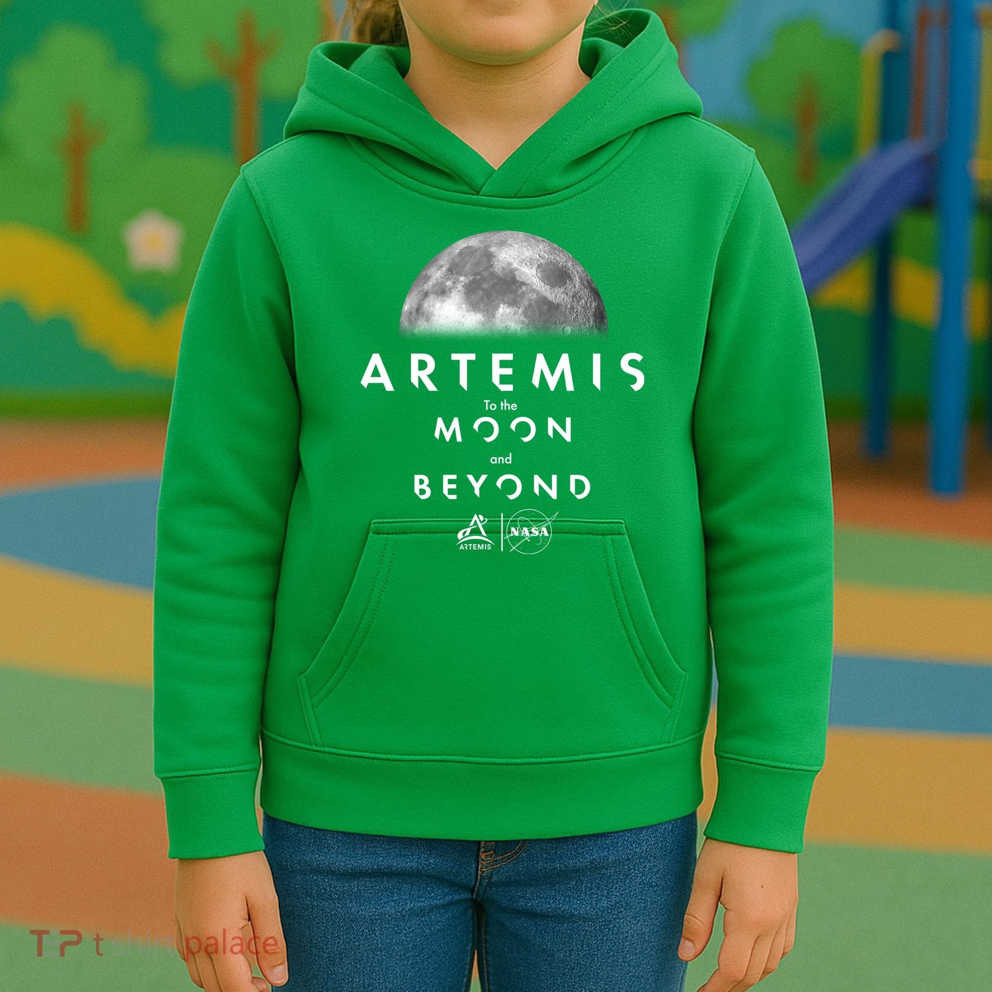 Artemis To The Moon And Beyond Kids Hoodie