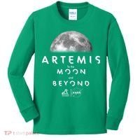 Artemis To The Moon And Beyond Kids Long Sleeve Shirt thumb 0