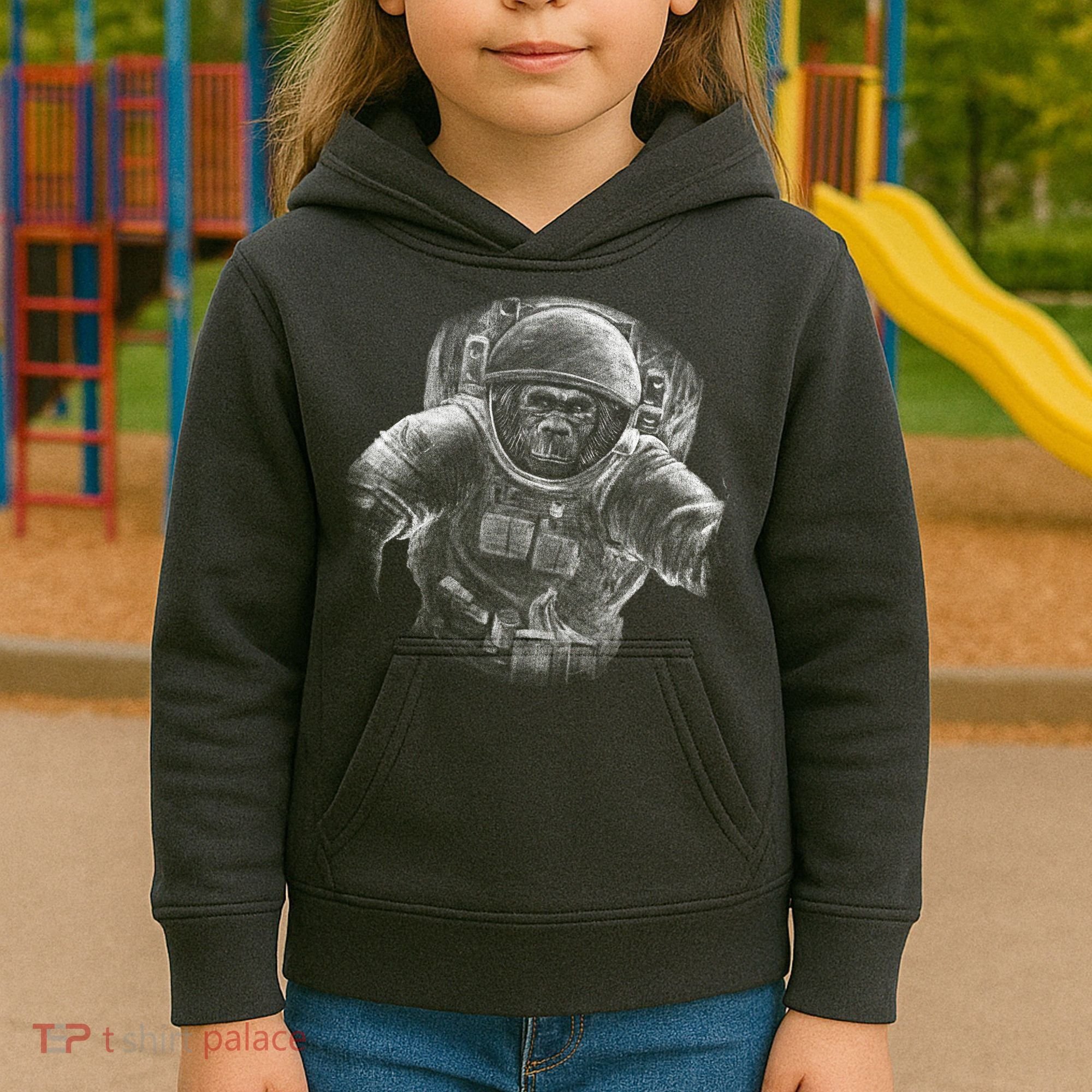 Ape To The Moon Kids Hoodie