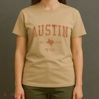 Austin Texas Tx Vintage Athletic Sports T-Shirt thumb 4