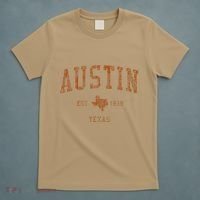 Austin Texas Tx Vintage Athletic Sports T-Shirt thumb 5
