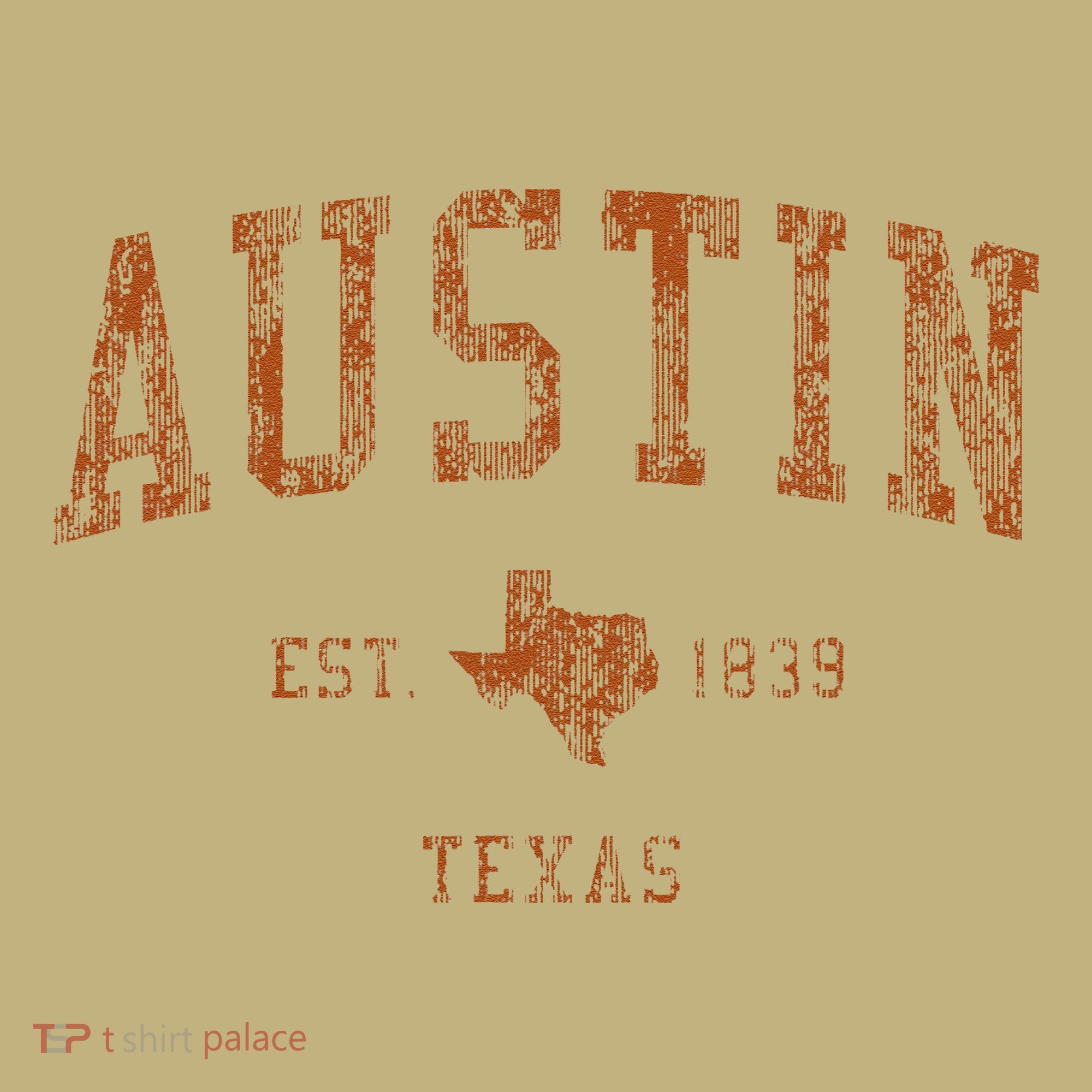 Austin Texas Tx Vintage Athletic Sports T-Shirt