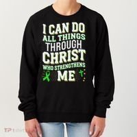 All Things Through Christ Spinal Cord Injury Awareness Women's Sweatshirt thumb 0
