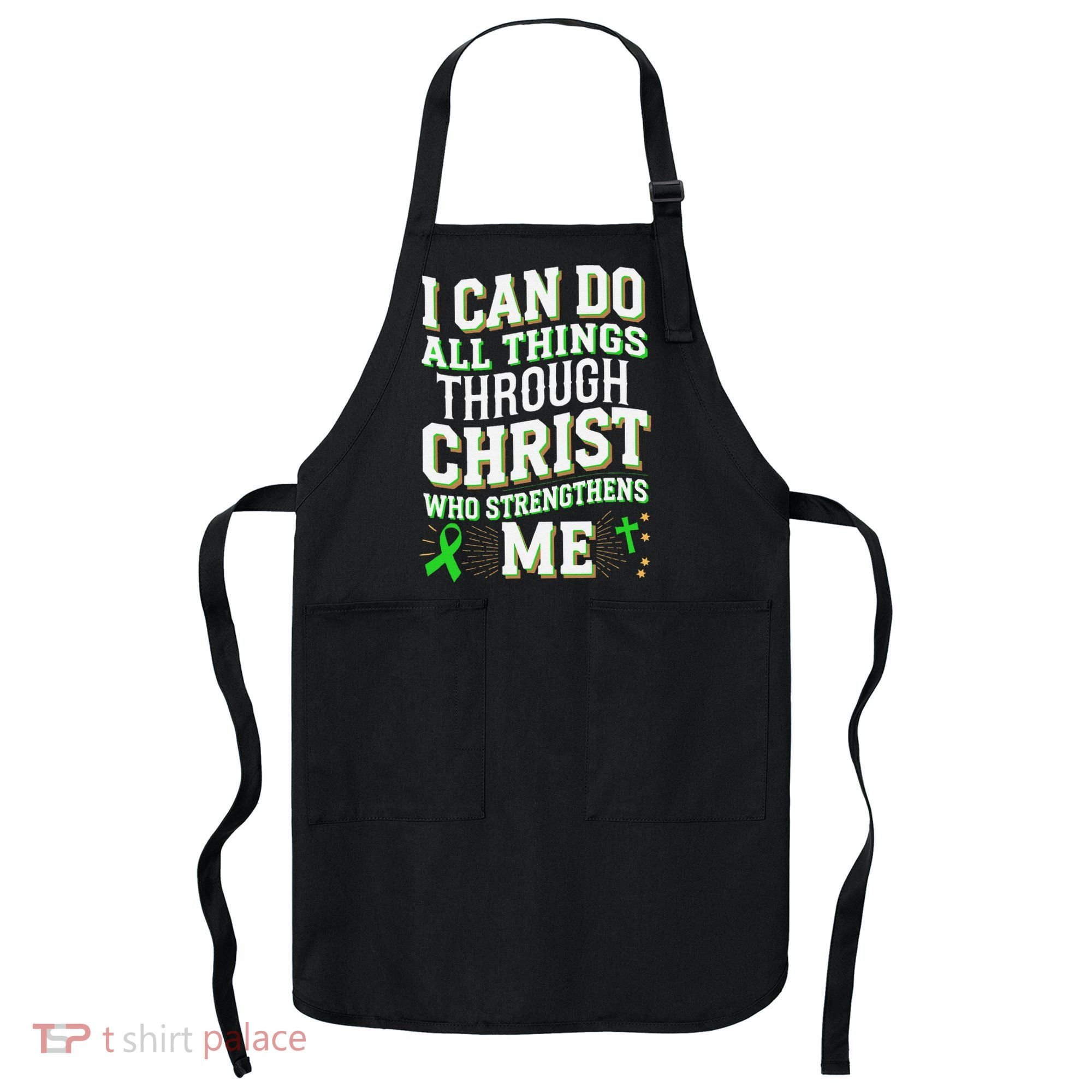 All Things Through Christ Spinal Cord Injury Awareness Apron