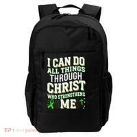 All Things Through Christ Spinal Cord Injury Awareness Backpack thumb 0
