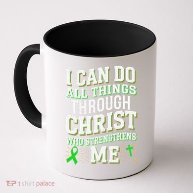 All Things Through Christ Spinal Cord Injury Awareness Coffee Mug