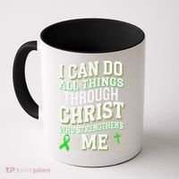 All Things Through Christ Spinal Cord Injury Awareness Coffee Mug thumb 0