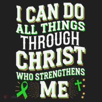 All Things Through Christ Spinal Cord Injury Awareness Beanie thumb 2
