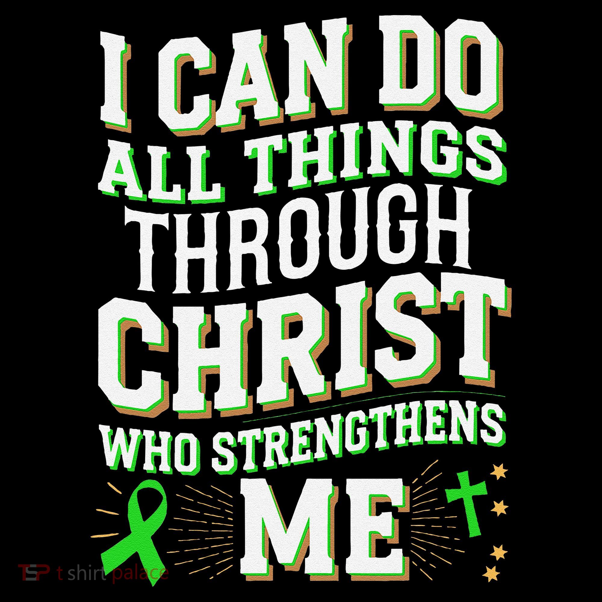 All Things Through Christ Spinal Cord Injury Awareness Women's Hoodie