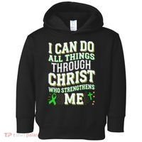 All Things Through Christ Spinal Cord Injury Awareness Toddler Hoodie thumb 0