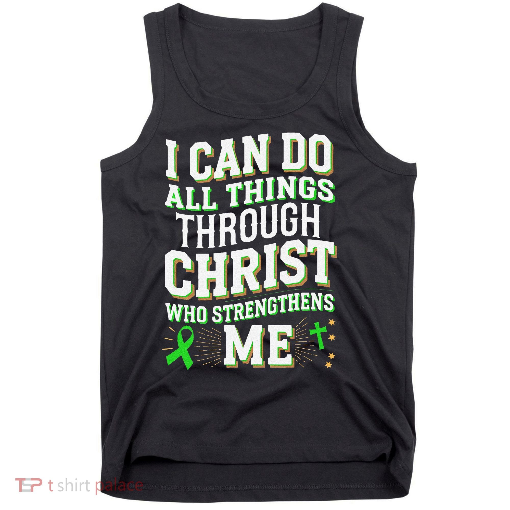 All Things Through Christ Spinal Cord Injury Awareness Tank Top