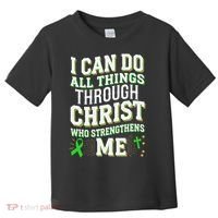 All Things Through Christ Spinal Cord Injury Awareness Toddler T-Shirt thumb 0