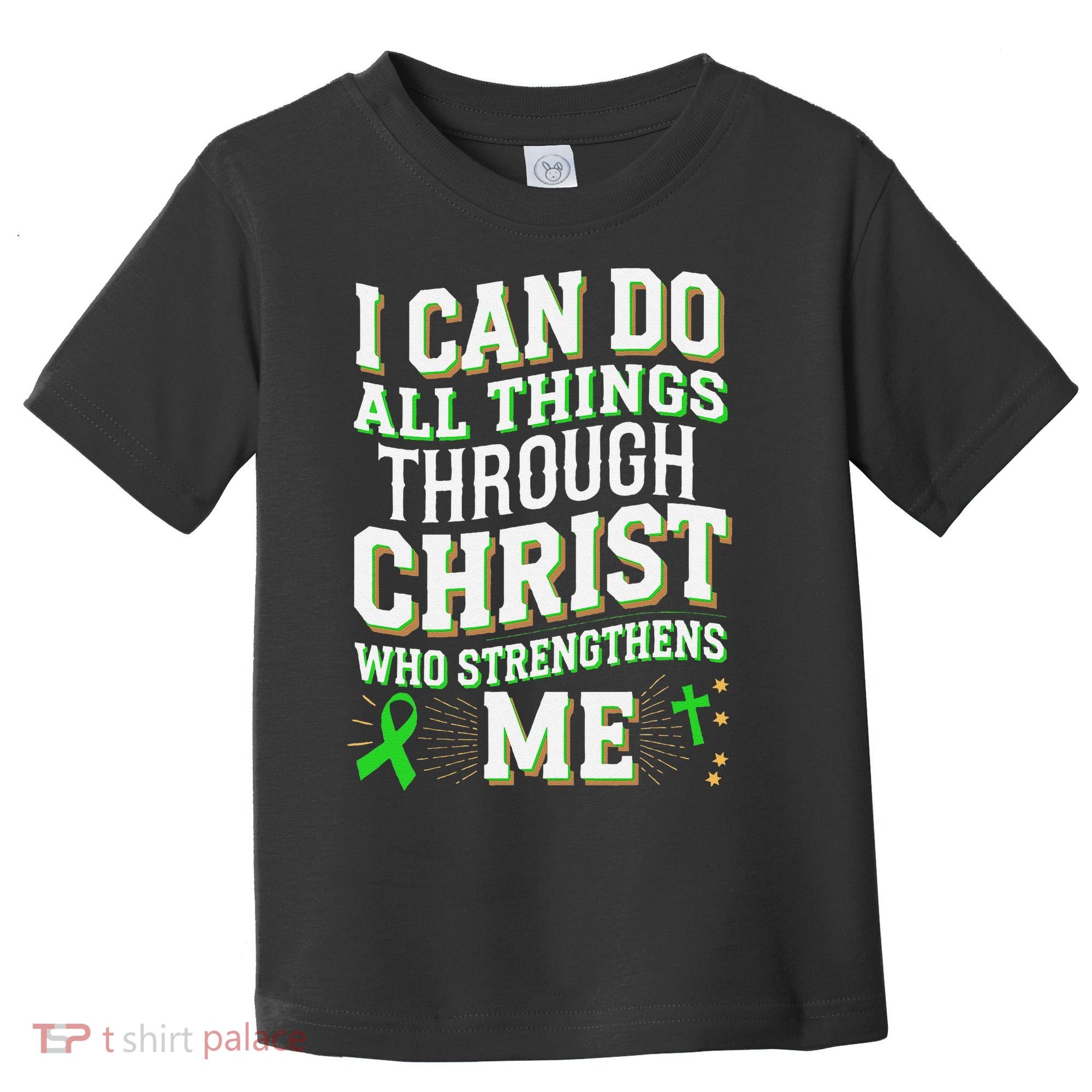 All Things Through Christ Spinal Cord Injury Awareness Toddler T-Shirt