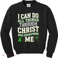 All Things Through Christ Spinal Cord Injury Awareness Kids Sweatshirt thumb 0