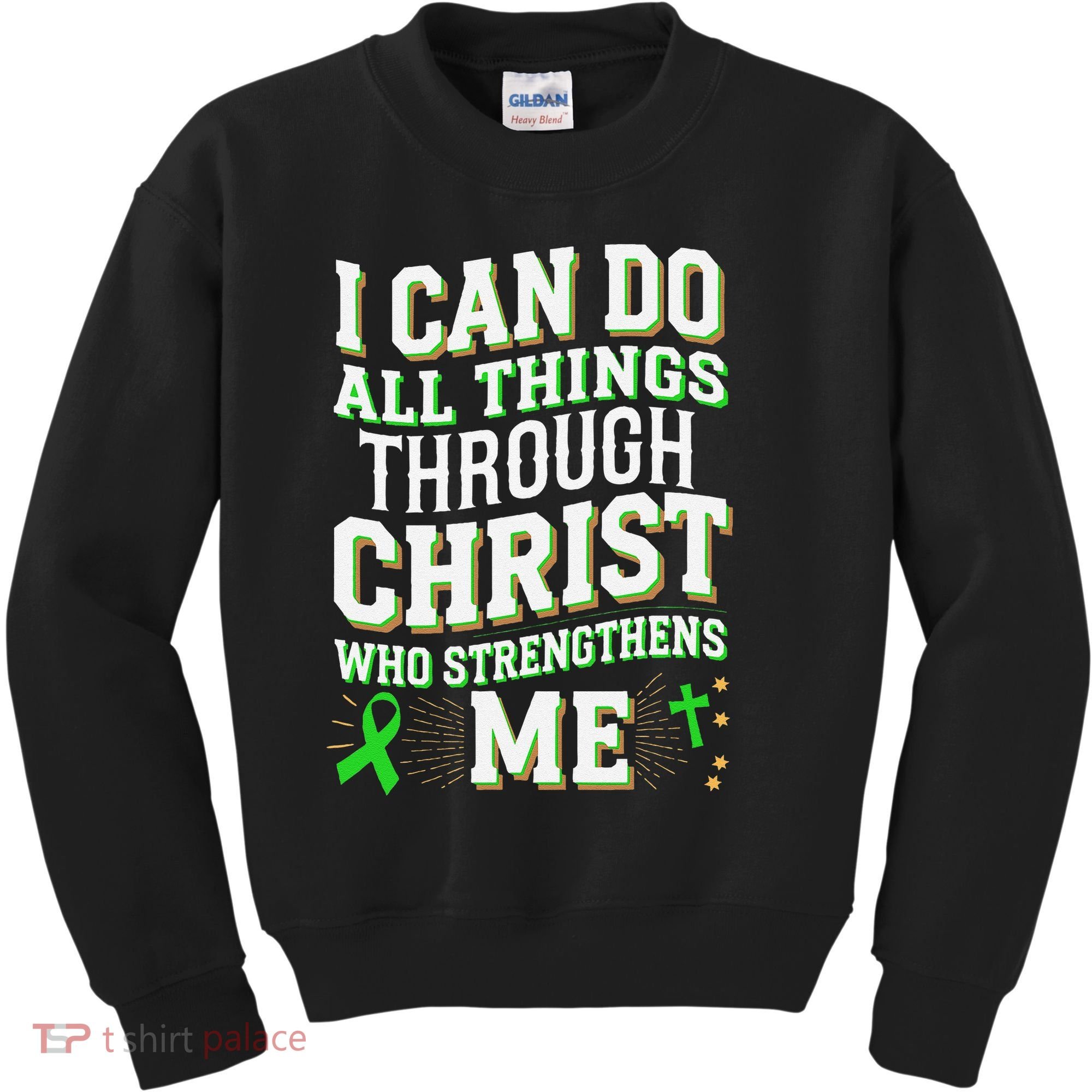 All Things Through Christ Spinal Cord Injury Awareness Kids Sweatshirt