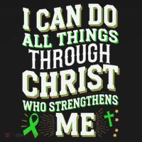 All Things Through Christ Spinal Cord Injury Awareness Kids Hoodie thumb 5
