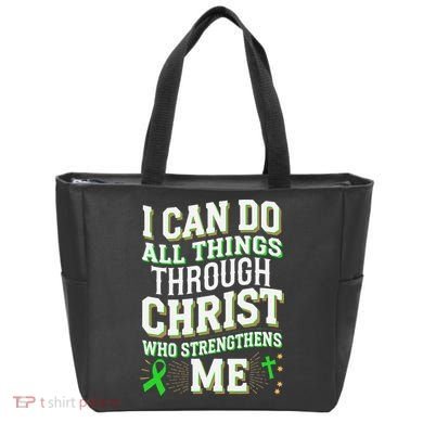 All Things Through Christ Spinal Cord Injury Awareness Tote Bag