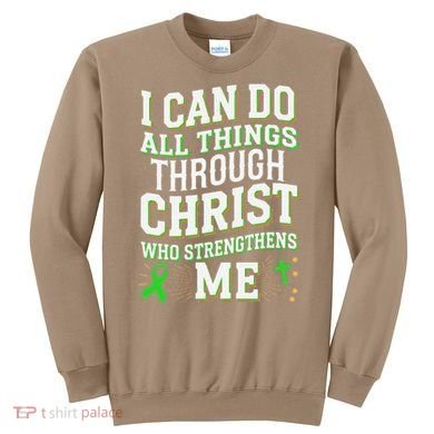 All Things Through Christ Spinal Cord Injury Awareness Sweatshirt