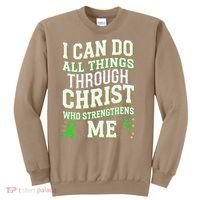 All Things Through Christ Spinal Cord Injury Awareness Sweatshirt thumb 0