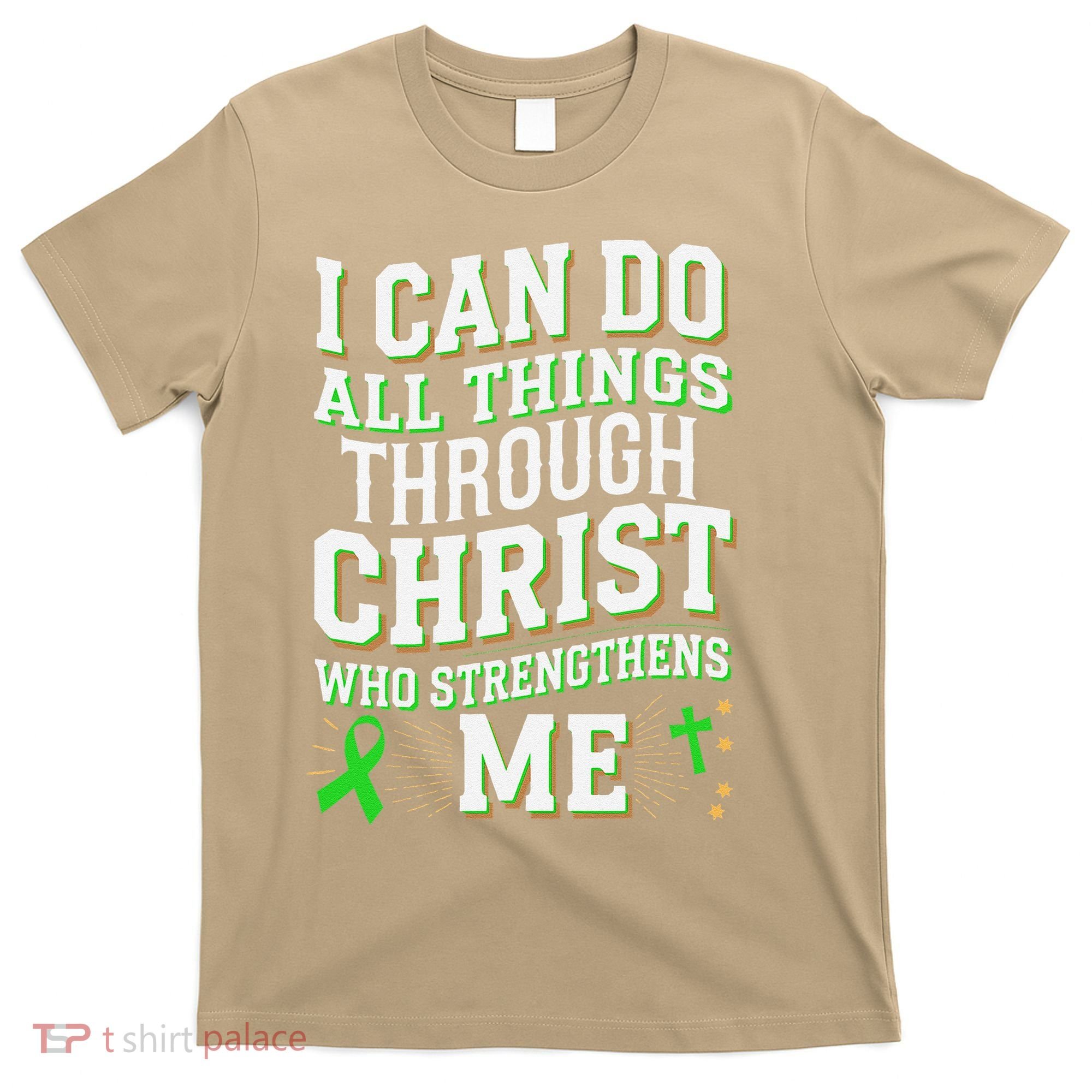 All Things Through Christ Spinal Cord Injury Awareness T-Shirt