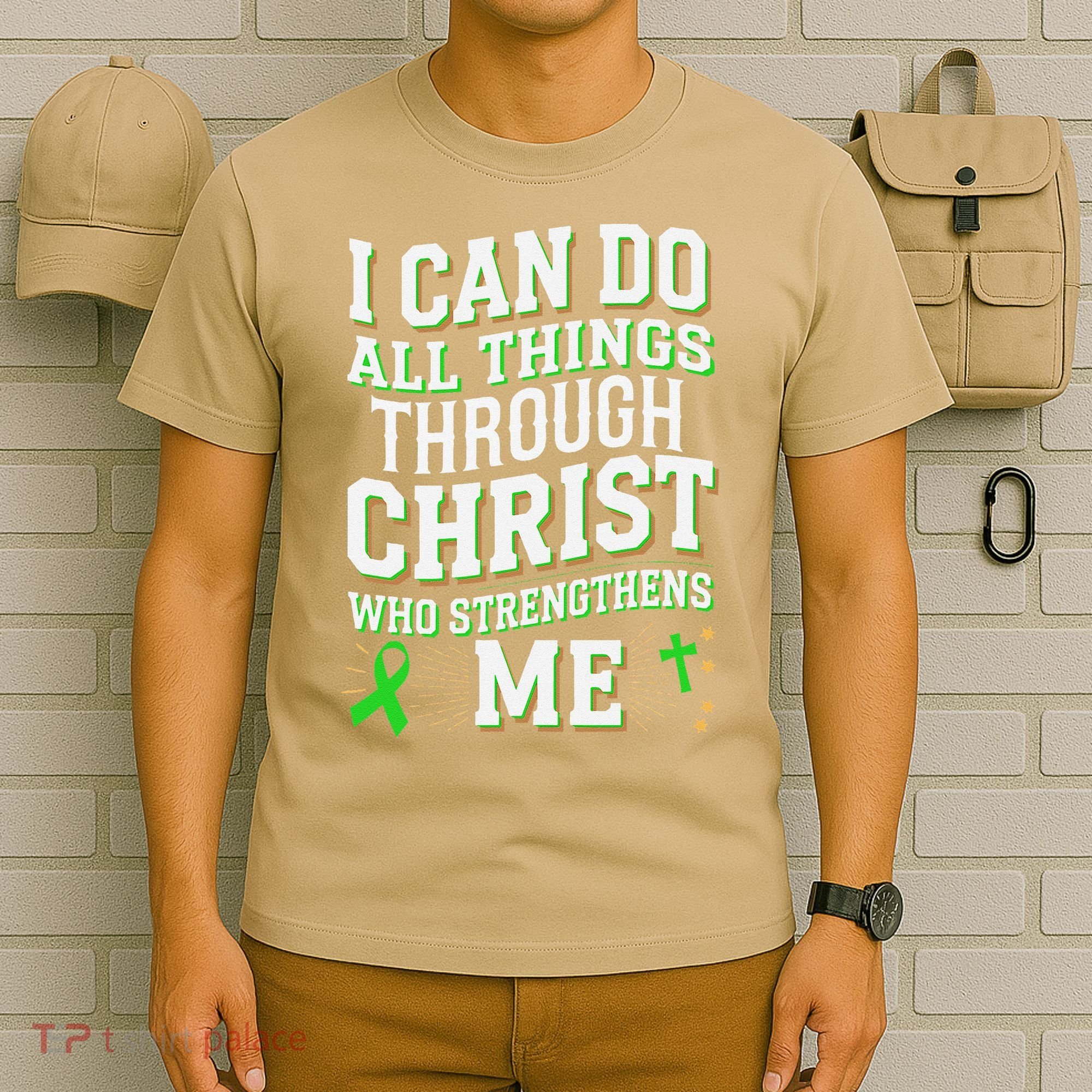 All Things Through Christ Spinal Cord Injury Awareness T-Shirt